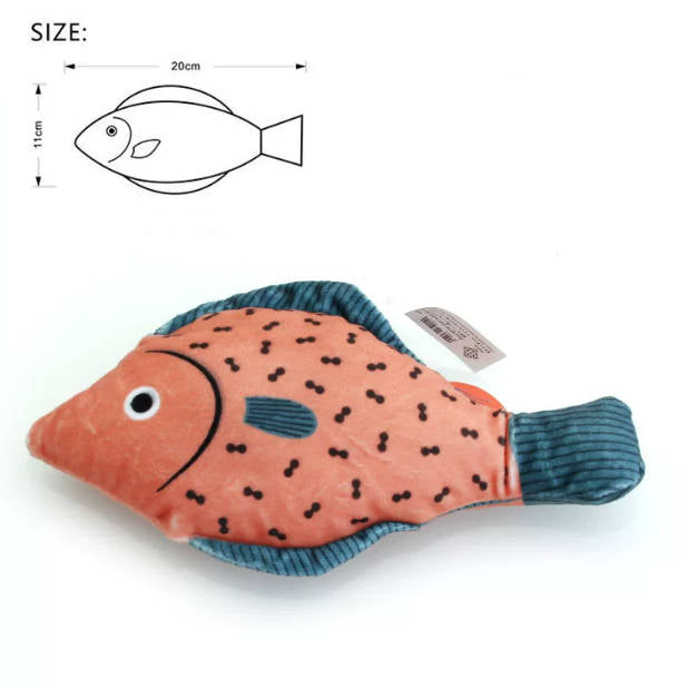 Catnip Toy Simulation Fish Cat Toy For Teeth Grinding Pet Toy
