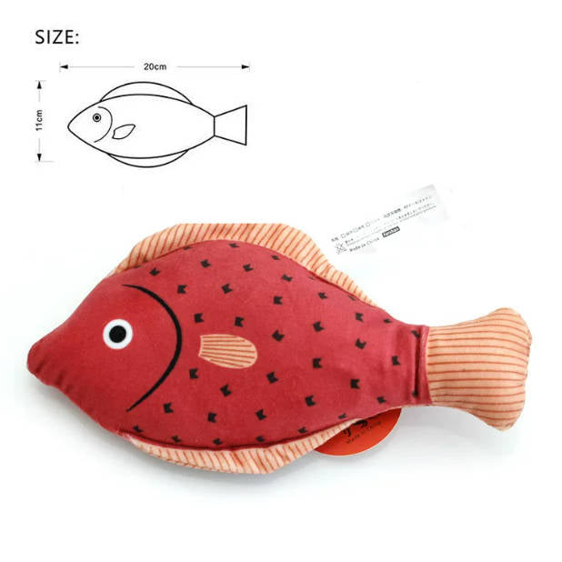 Catnip Toy Simulation Fish Cat Toy For Teeth Grinding Pet Toy
