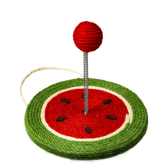 Cat Toys Set Interactive Sisal Scratching Board Hangable Tumbler Pet Toy