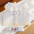 Breathable Lace Harness Dress With Leash Set For Dogs & Cats