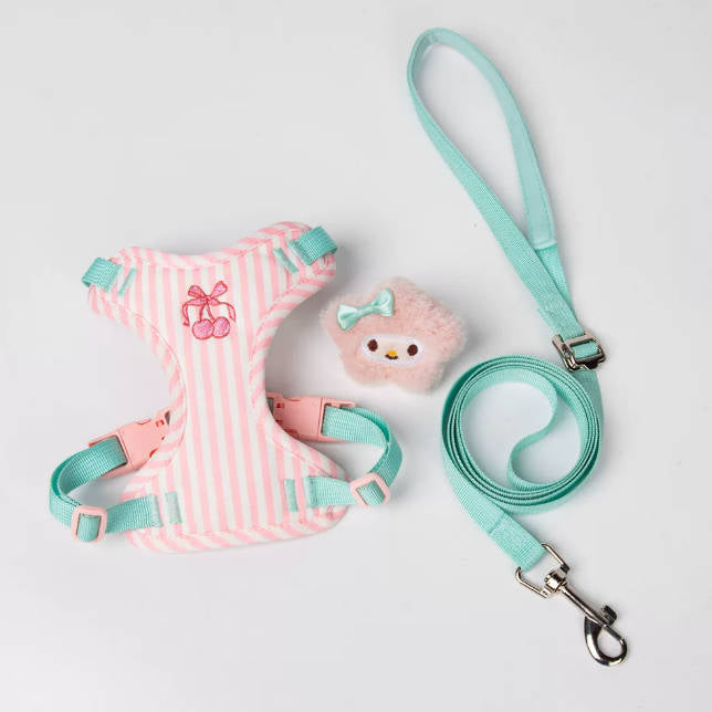 Cute Universal Cat Dog Harness Vest Escape Proof Pet Leash Suit