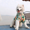 Summer Hawaiian Vacation Shirt Pet Clothes For Medium Large Dogs
