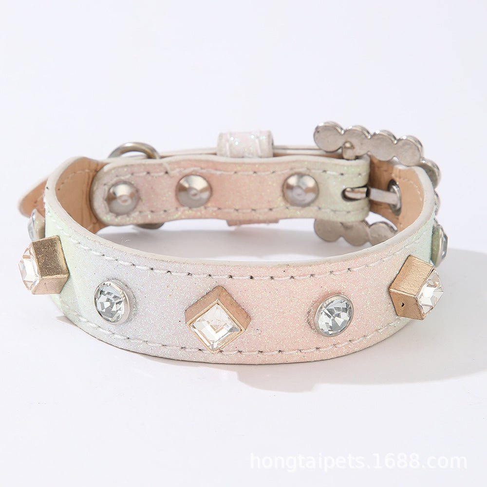 Gradient Safety Breakaway Adjustable Diamonds Pets Collar