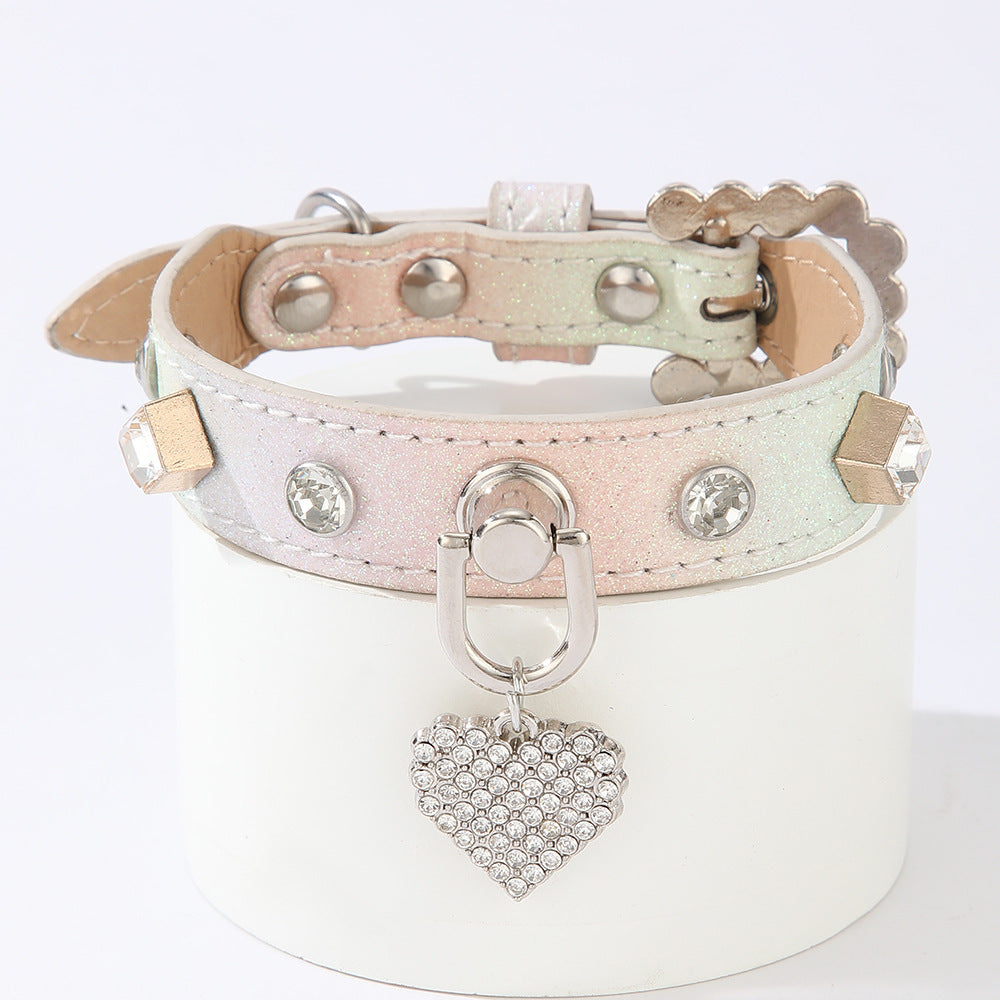 Gradient Safety Breakaway Adjustable Diamonds Pets Collar