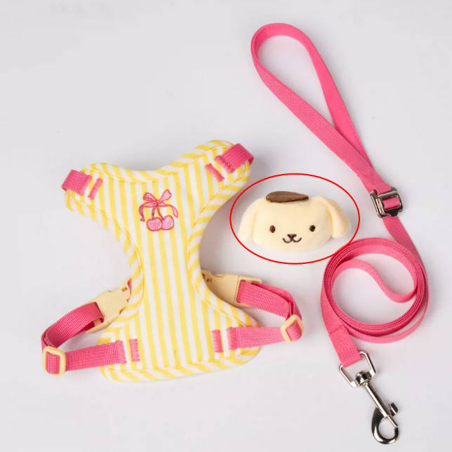 Cute Universal Cat Dog Harness Vest Escape Proof Pet Leash Suit