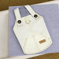 Trendy Denim Harness Overalls For Small Pets | Summer Pet Clothes